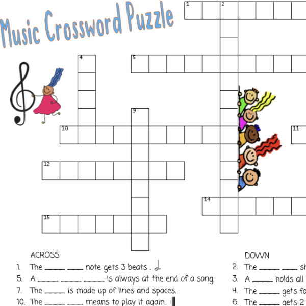 Music Review Crossword Puzzle #1